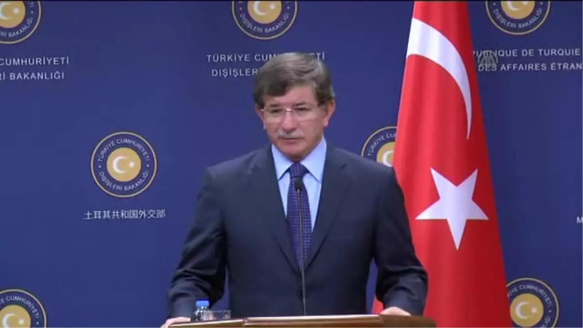 Davutoğlu "Ateşkesi Kurtarmamız Lazım\'\'