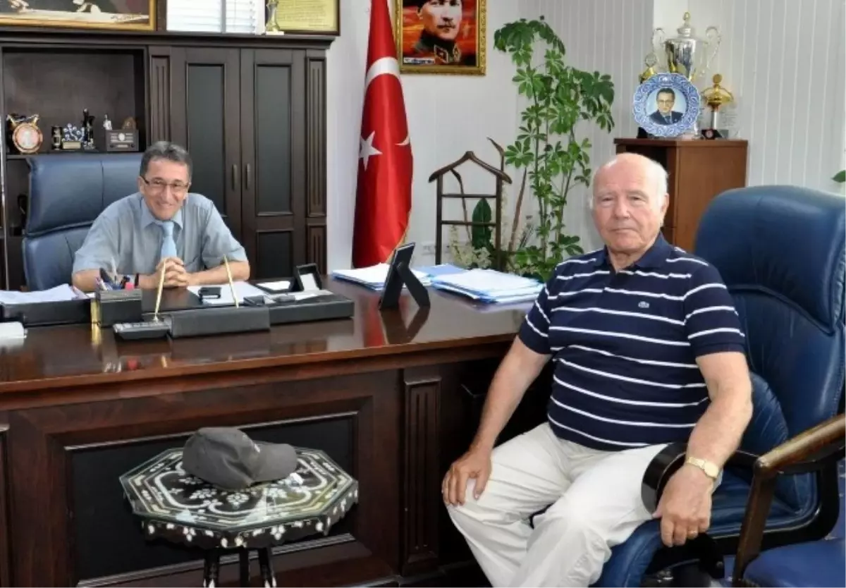 Emekli Orgeneral Yalman'dan Başkan Saka'ya Ziyaret