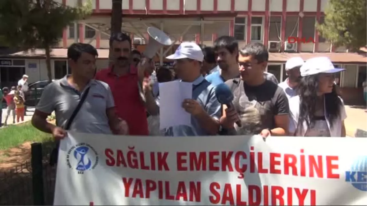 Gaziantep\'te Sağlıkta Şiddet Protestosu