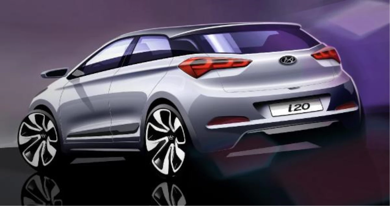 Hyundai\'nin Yeni İ20\'nin Tasarımı Ortaya Çıktı