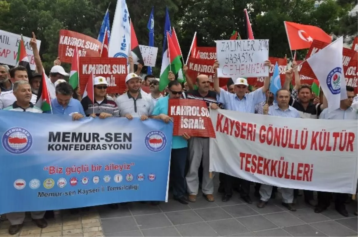 İsrail\'in Gazze Saldırılarının Protesto Edilmesi