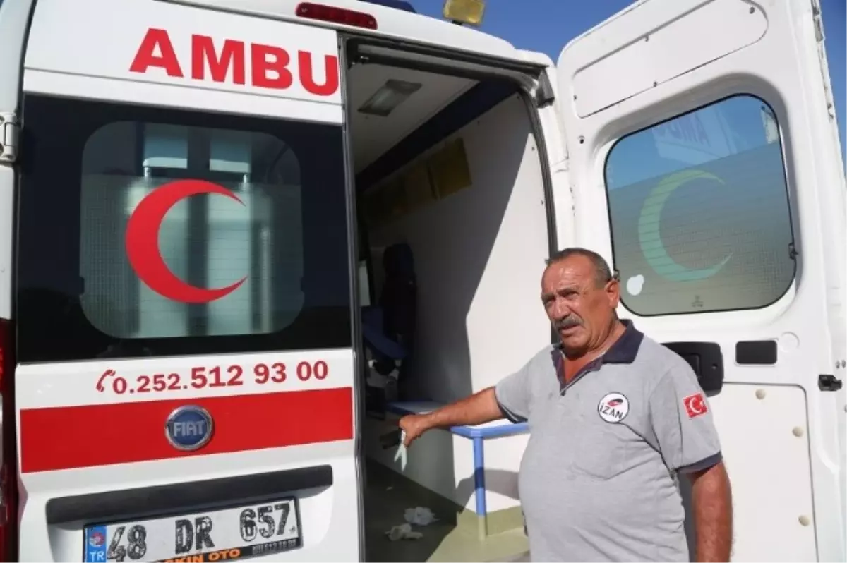 Milas\'ta Ambulans Şoförüne Çirkin Saldırı