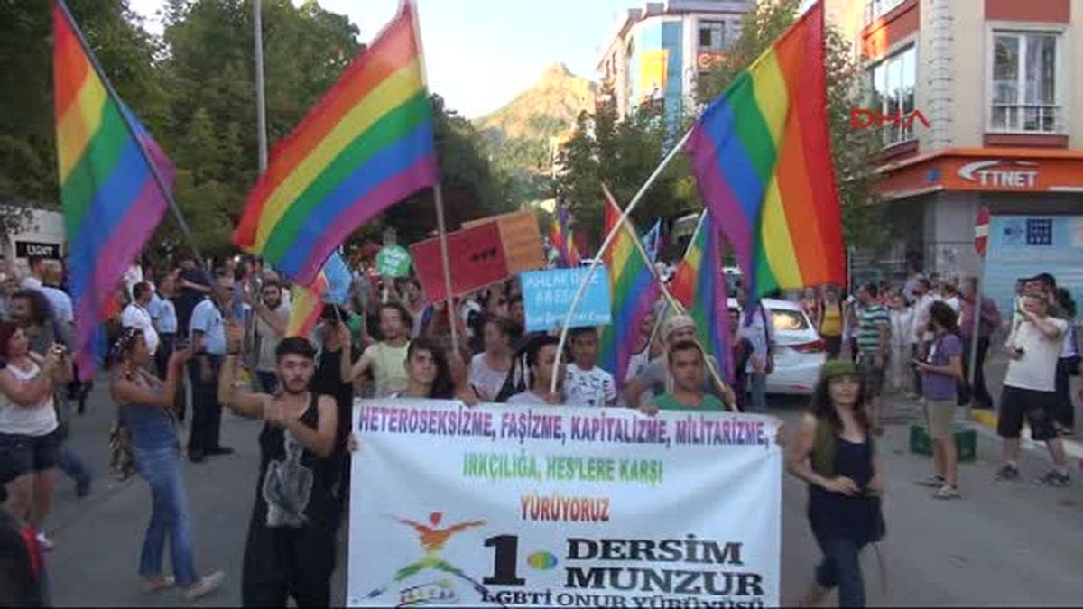 Tunceli Munzur\'da LGBTİ Yürüyüşü