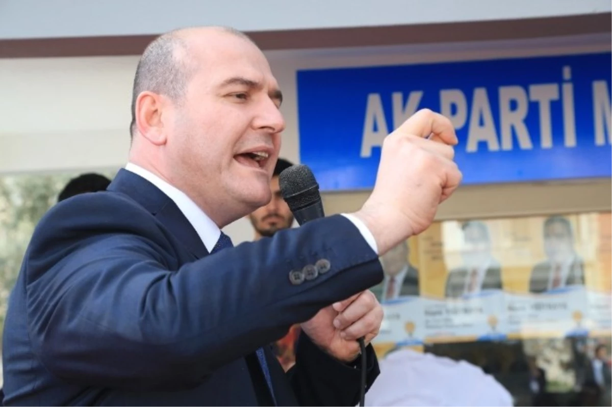 AK Parti Genel Başkan Yardımcısı Soylu, Mersin\'de Açıklaması
