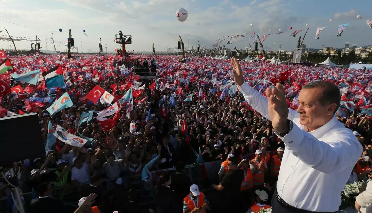 Cumhurbaşkanı Adayı ve Başbakan Erdoğan\'ın İstanbul Mitingi