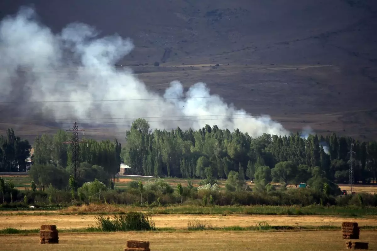 Erzurum\'da Ev ve Ahır Yangını