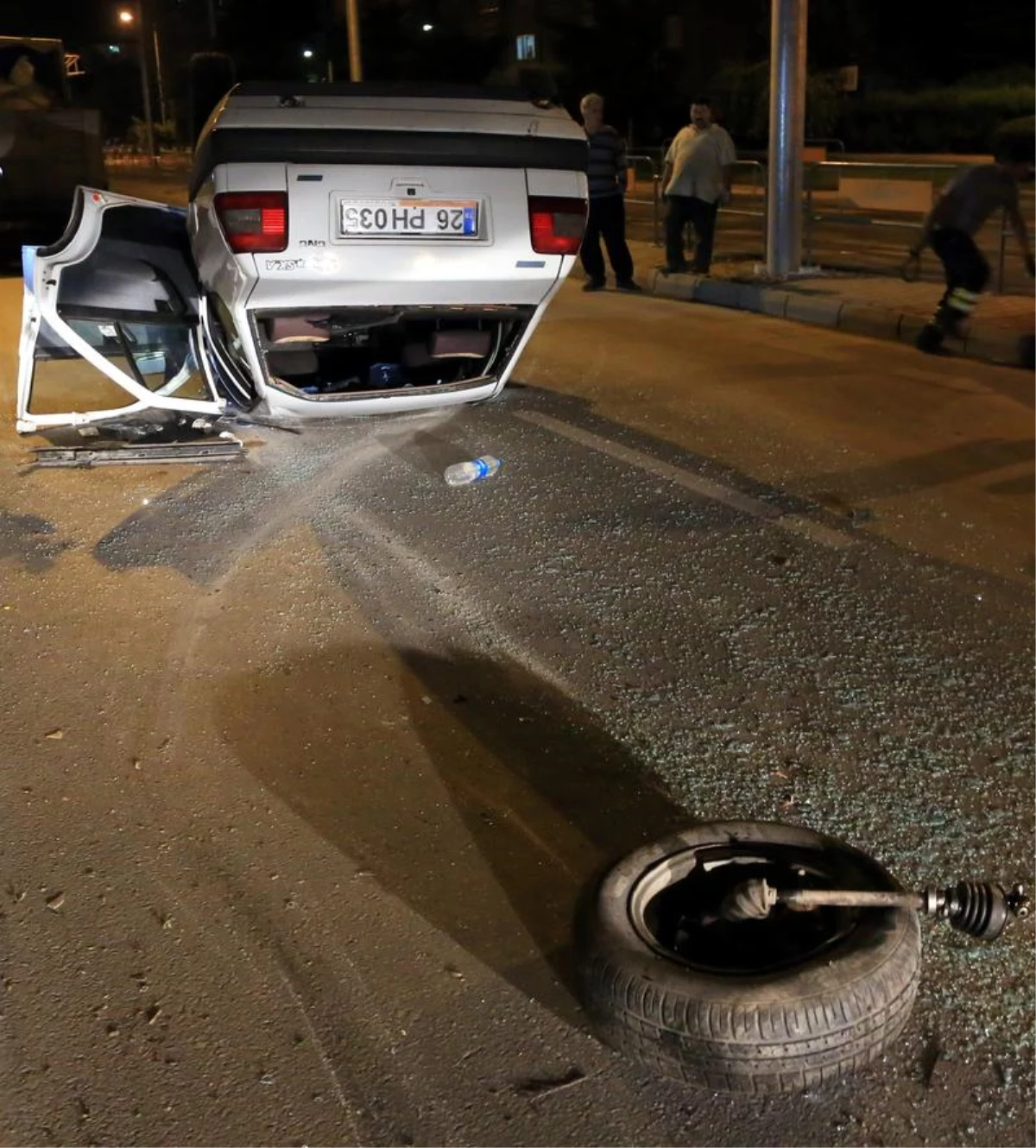 Eskişehir\'de Trafik Kazası: 1 Yaralı