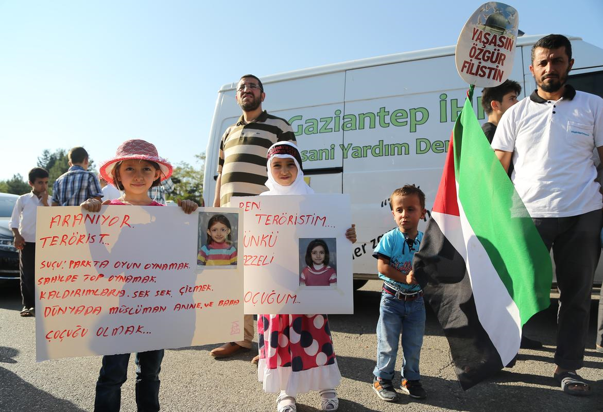 İsrail\'in Gazze\'ye Saldırılarının Protesto Edilmesi