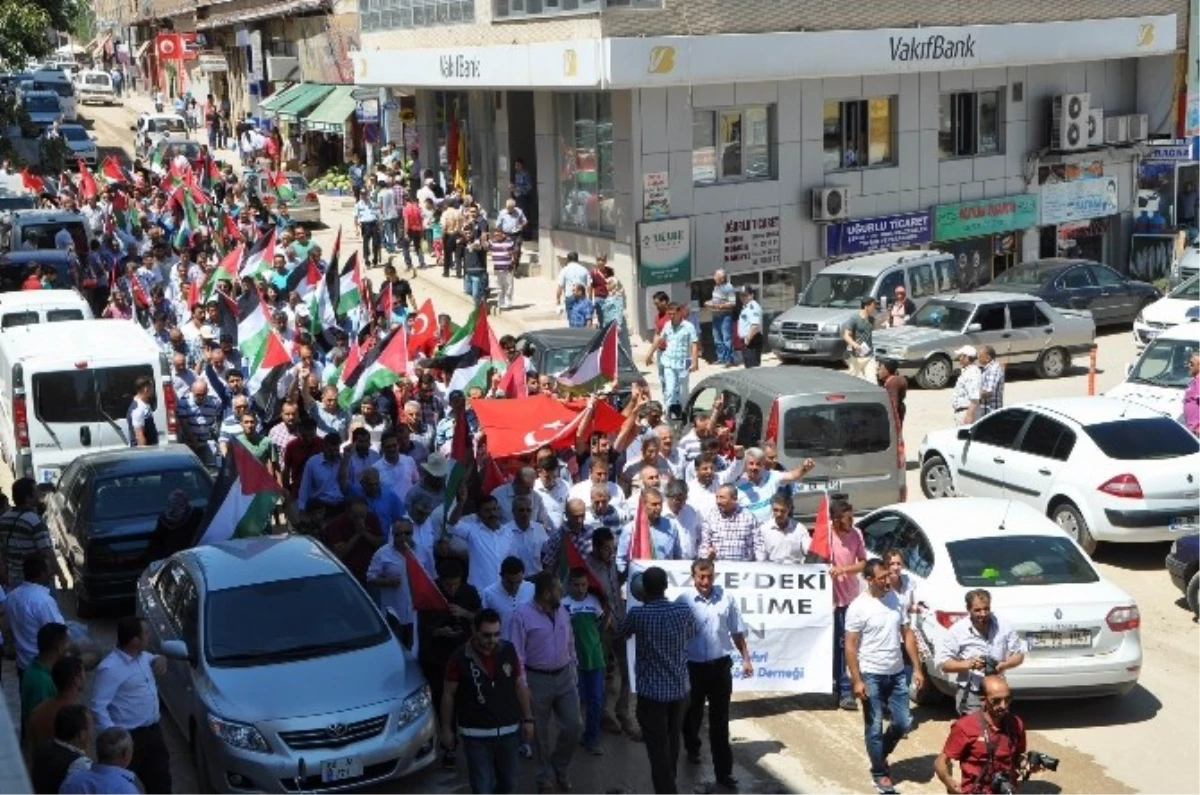 Suşehri\'nde Filistin\'e Destek Yürüyüşü