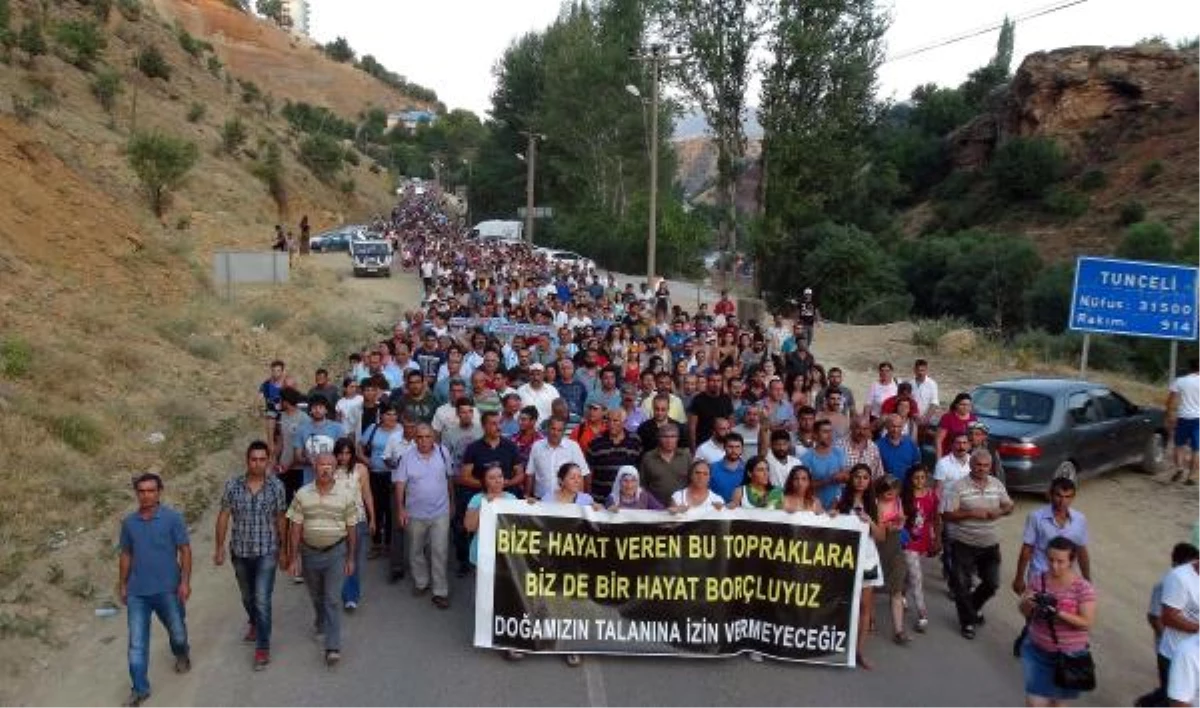 Tunceli\'de 5 Bin Kişilik Munzur Protestosu