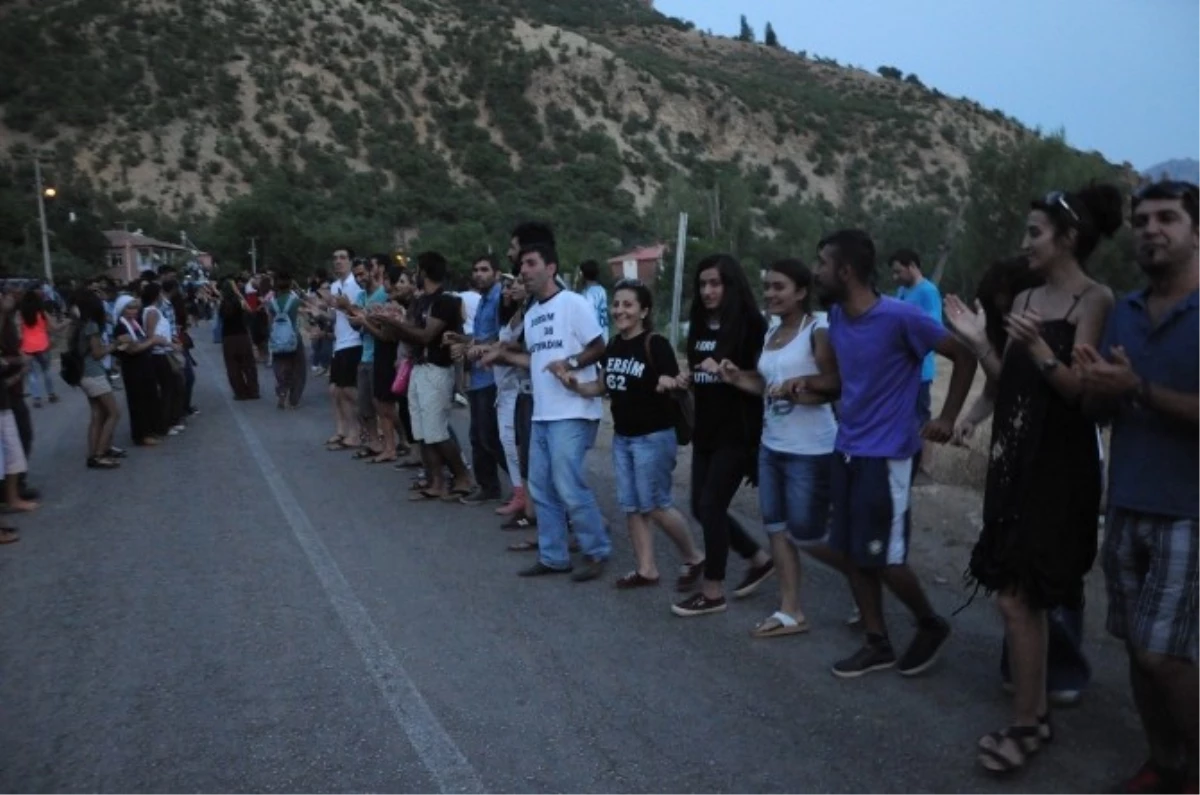 Tunceli\'de Baraj, Hes ve Madenler Protesto Edildi