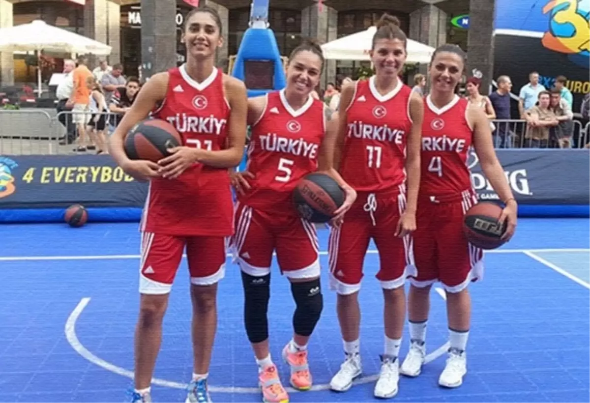 3x3 Kadın Basketbol Milli Takımı Avrupa\'da Kendini Gösterdi