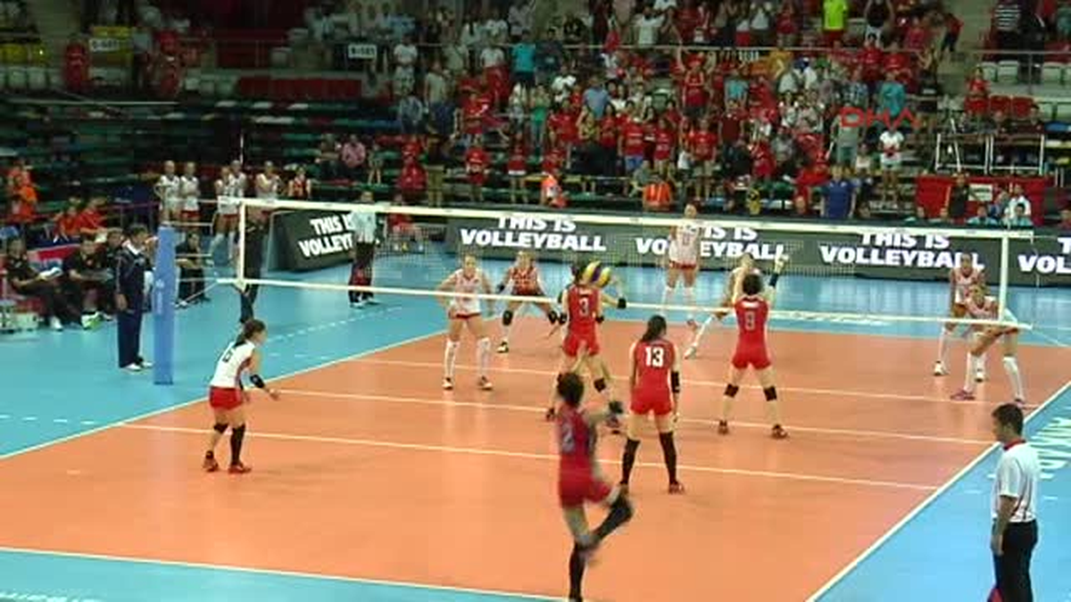 Voleybolda Bayan Milli Takımı Rusya\'yı Yendi