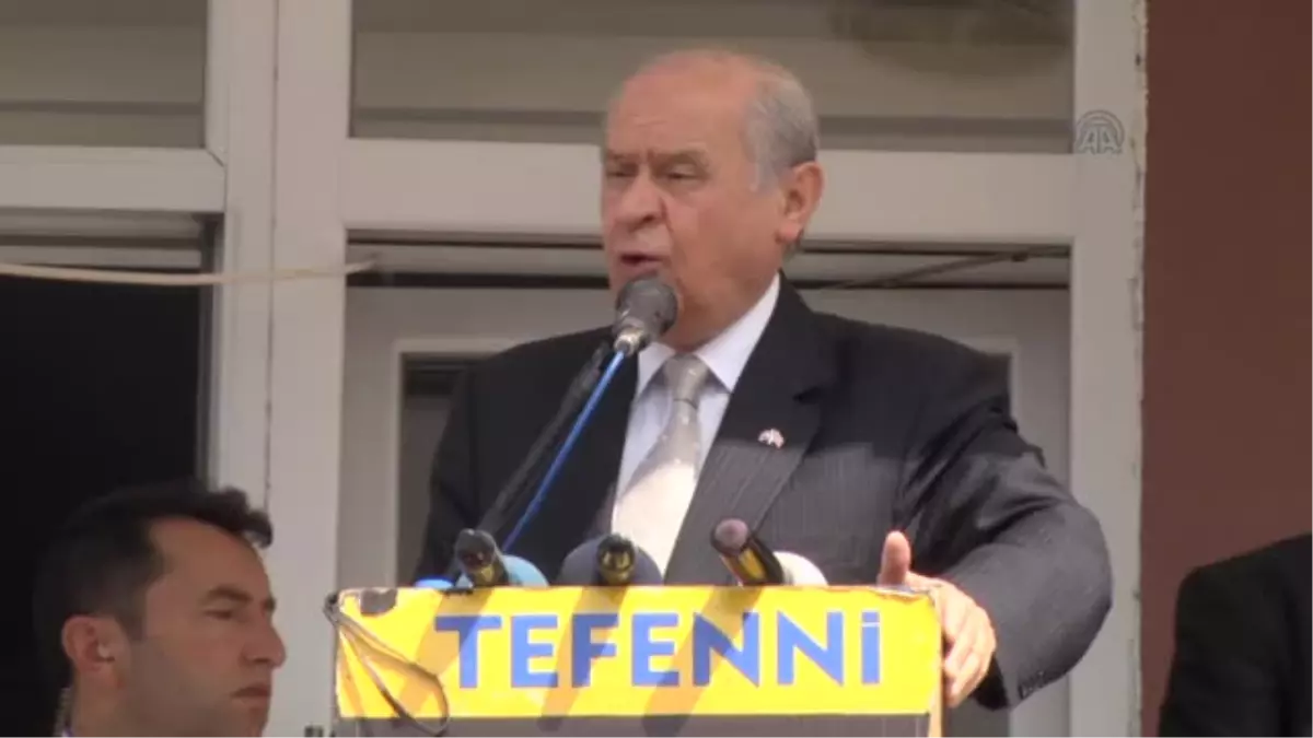 Bahçeli: \'\'Recep Tayyip Erdoğan\'dan cumhurbaşkanı olmaz, olmamalıdır\'\' -