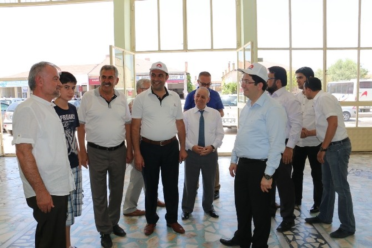 Başkan Yazgı\'dan Galericilere Ziyaret