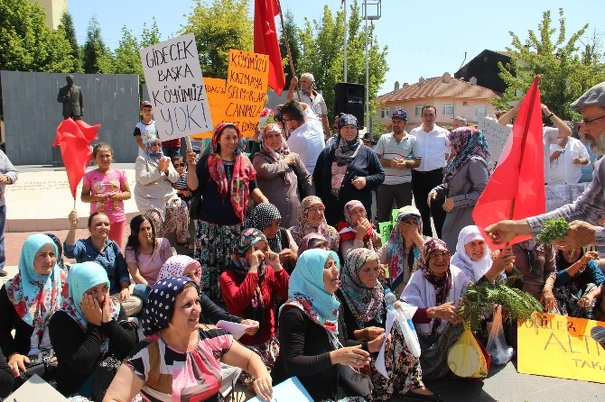 Çan\'da Altın Arama Çalışmalarına Tepki