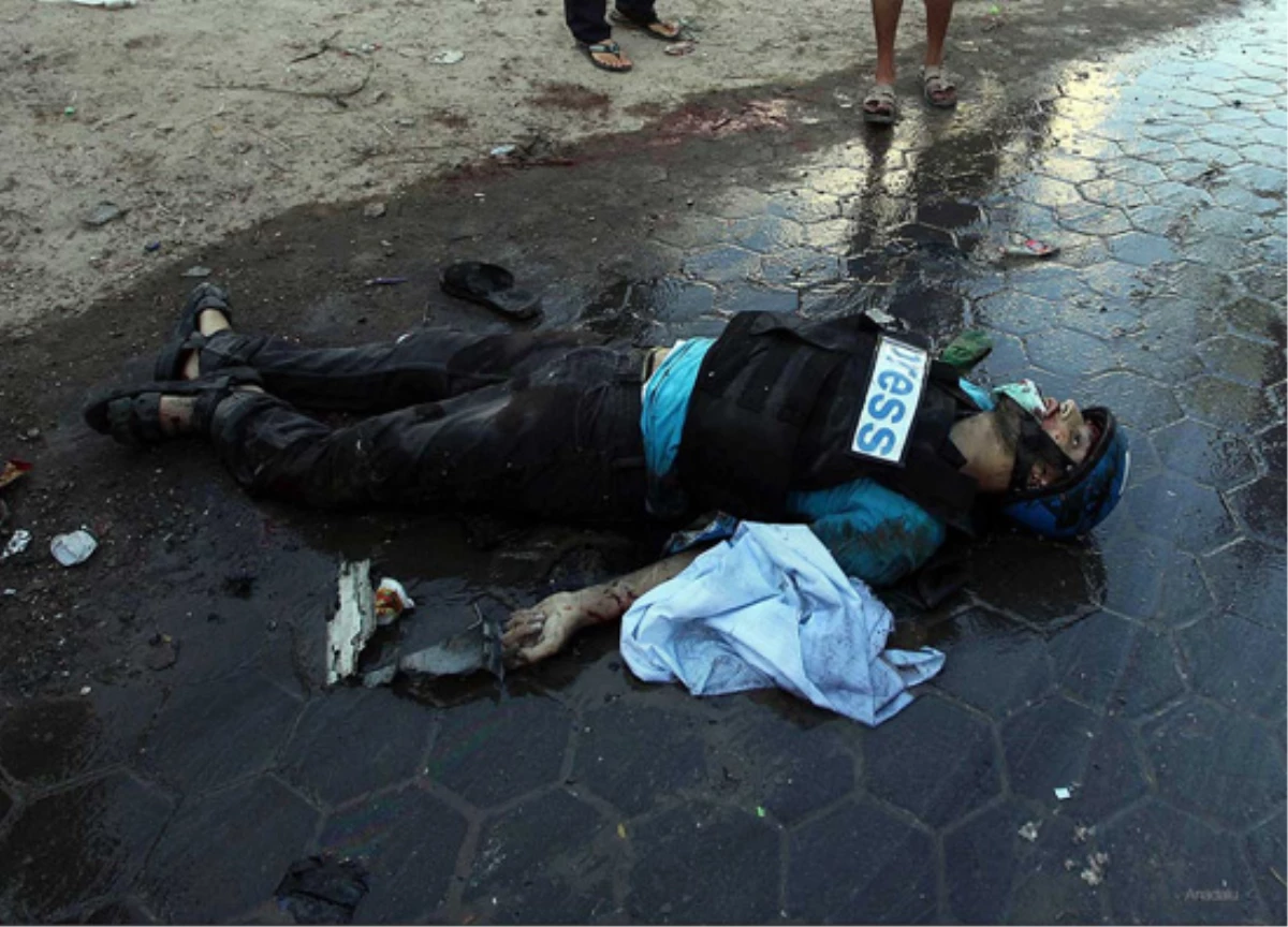 İsrail, Gazze\'de Basın Mensuplarını da Vurdu
