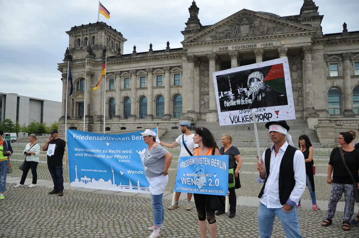Berlin\'de İsrail Protestosu