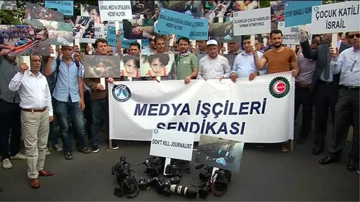 Medya-İş\'ten İsrail protestosu - Gürsel Eser -