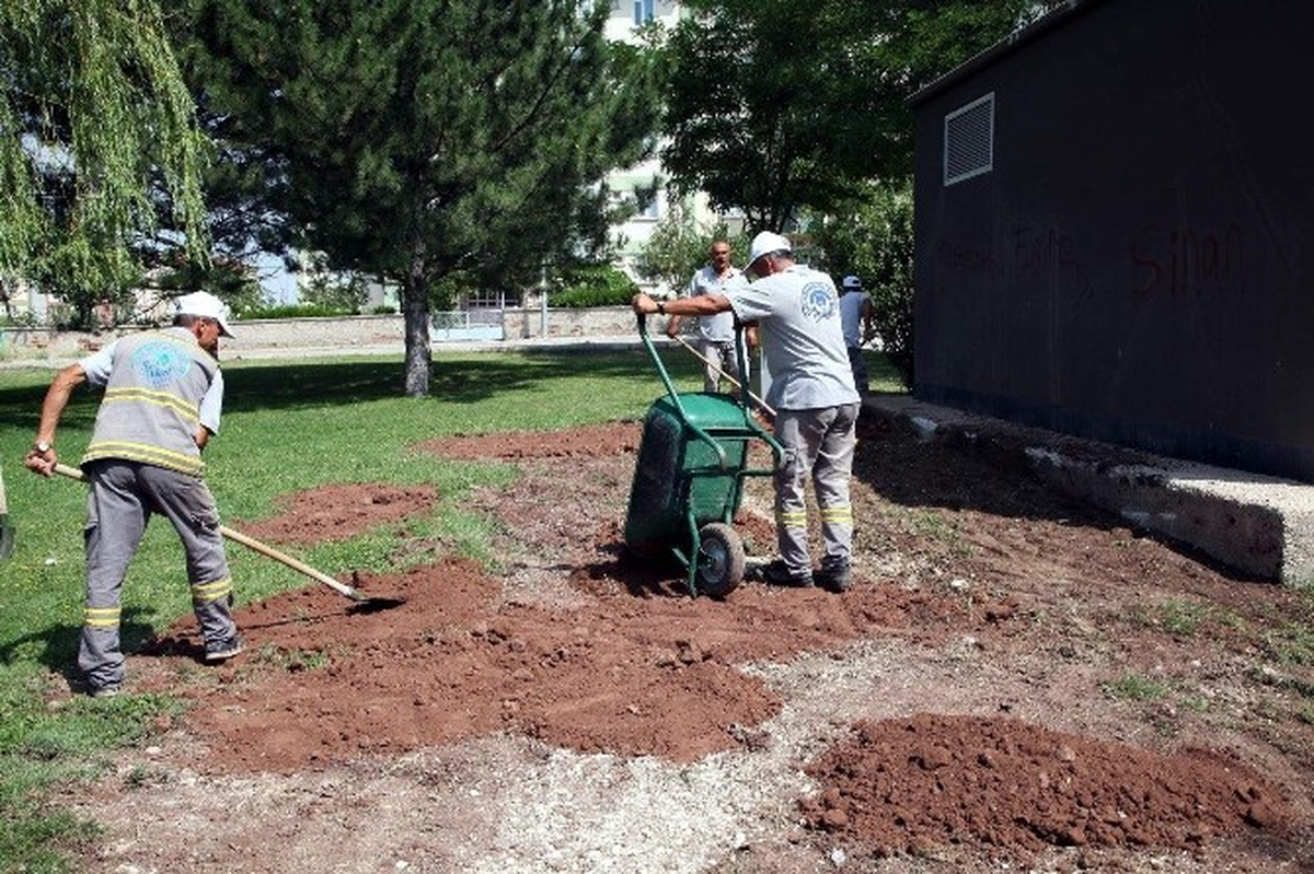 Odunpazarı\'nda Park Yenileme Çalışmaları
