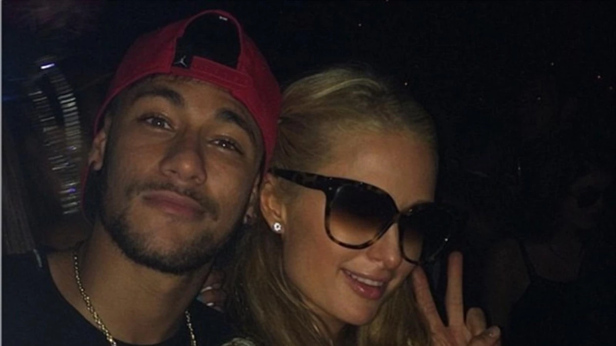 Paris Hilton ve Neymar\'dan Çılgın Parti