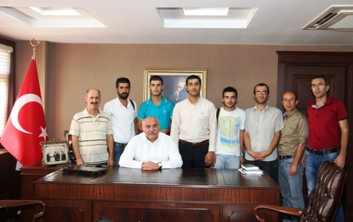 Şırnak\'ta Görev Yapan Gazeteciler Vali İpek\'i Ziyaret Etti