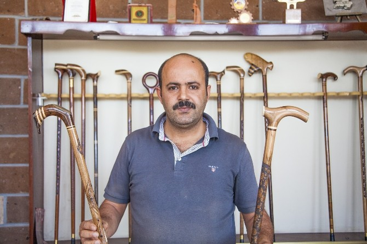 Ahlatlı Baston Ustası Tanıtım Fuarlarına Hazırlanıyor