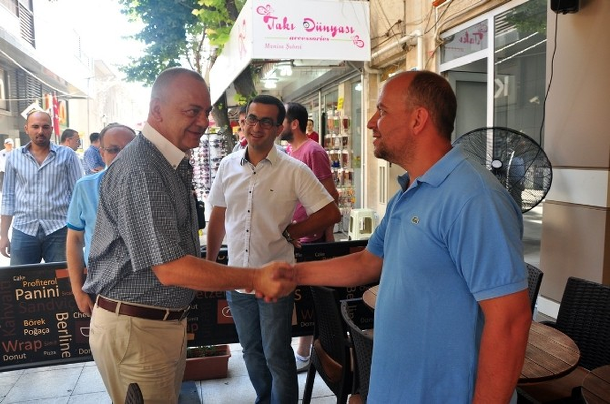 Başkan Ergün Esnafla Buluştu