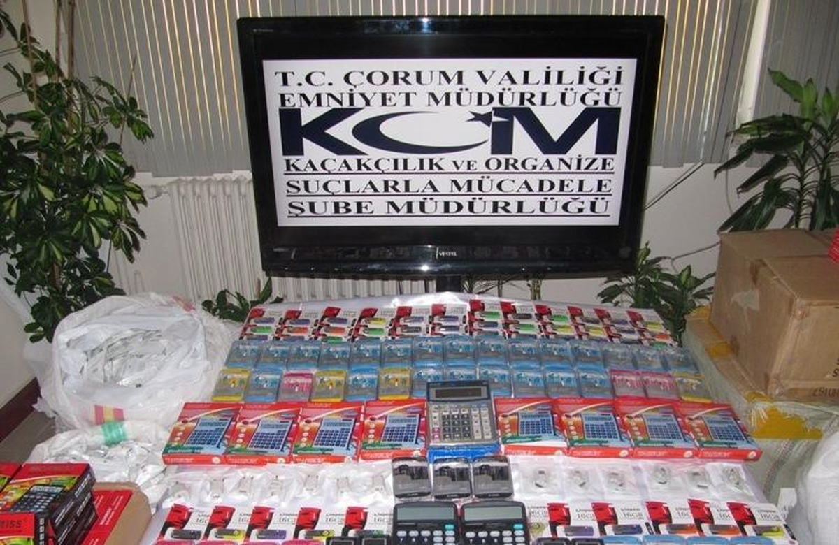 Çorum\'da Kaçakçılık Operasyonu