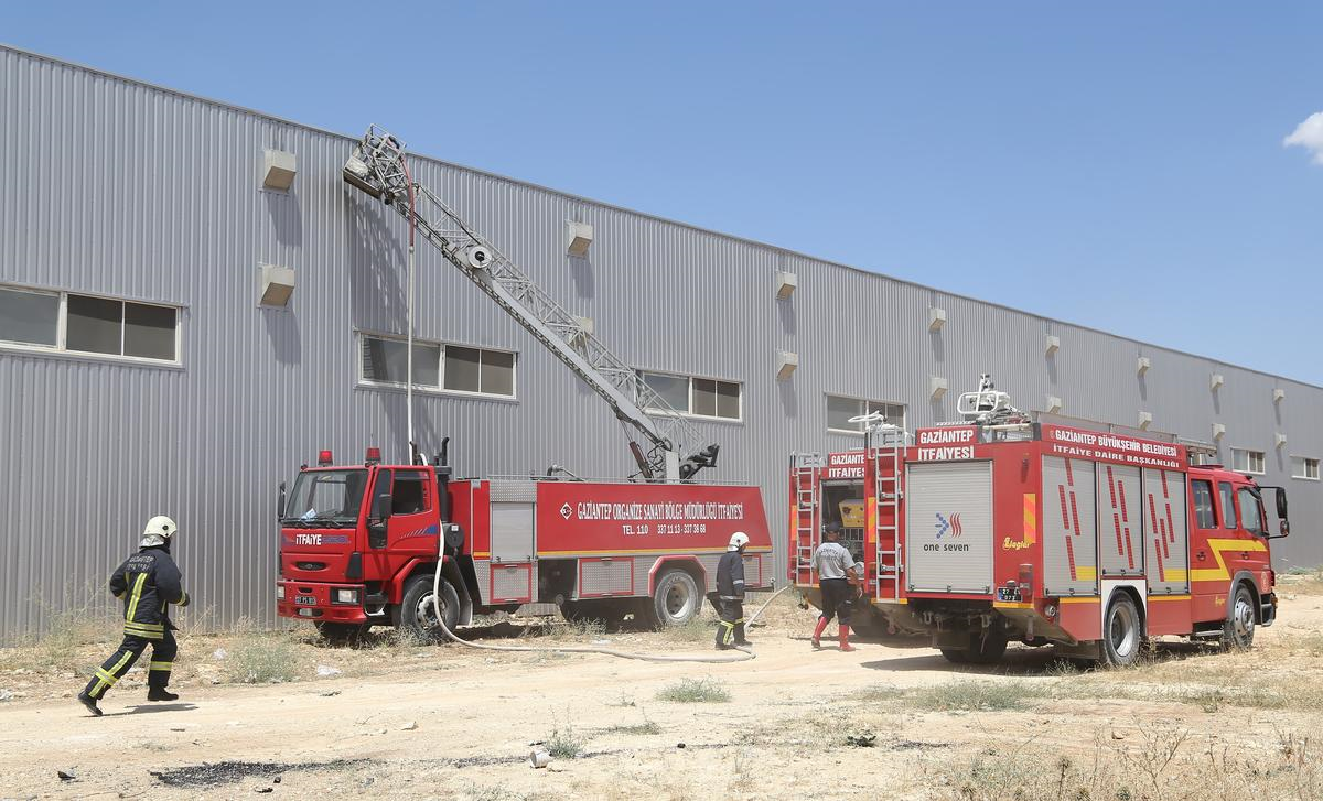 Gaziantep\'te Fabrika Yangını