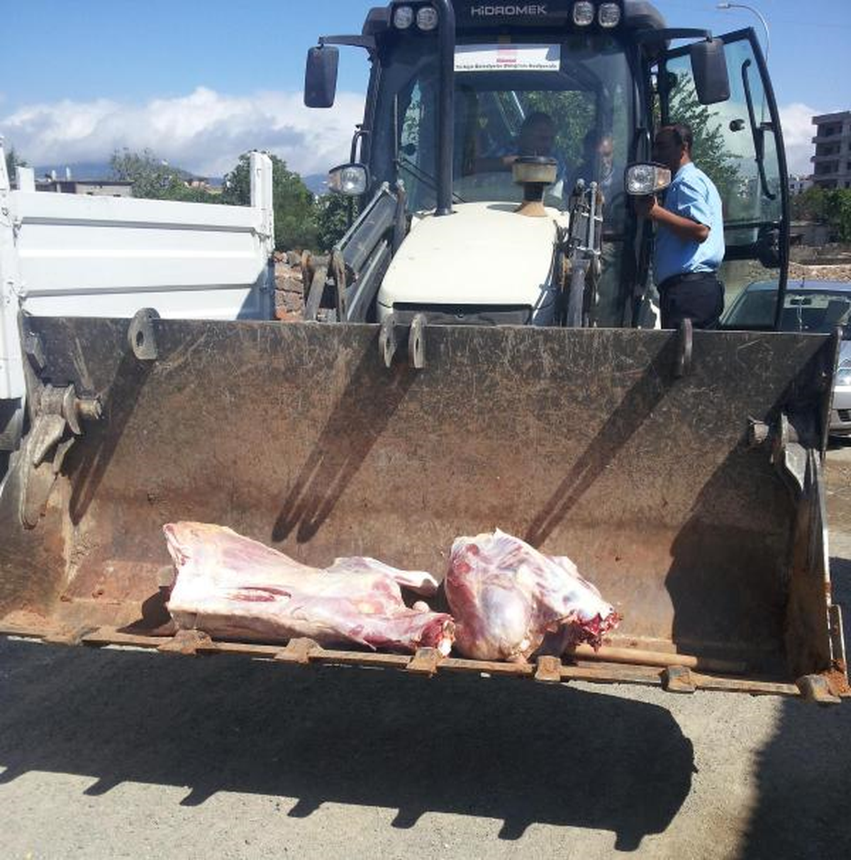 İslahiye\'de 80 Kilo Bozuk Et İmha Edildi