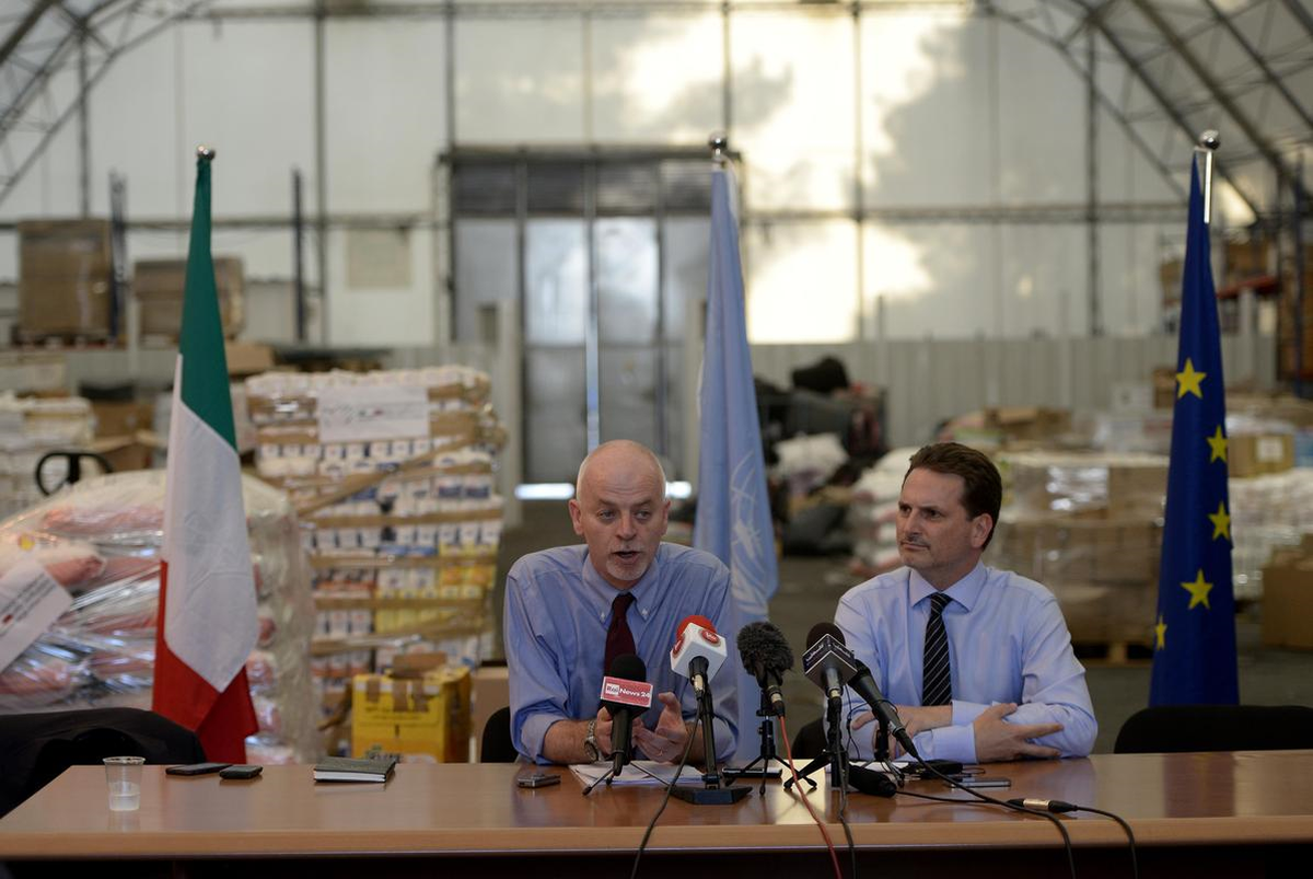 İtalya\'dan Gazze\'ye 350 Bin Avro Yardım