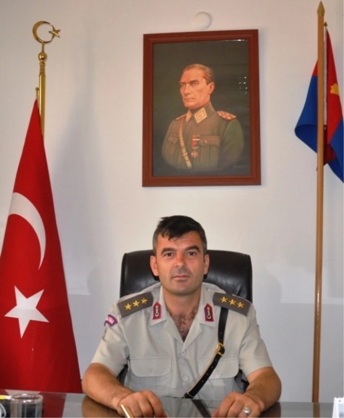 Ödemiş\'in Yeni İlçe Jandarma Komutanı Göreve Başladı