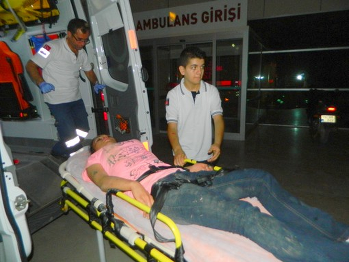 Osmancık\'ta Bayan Motosiklet Sürücüsü Kaza Yaptı