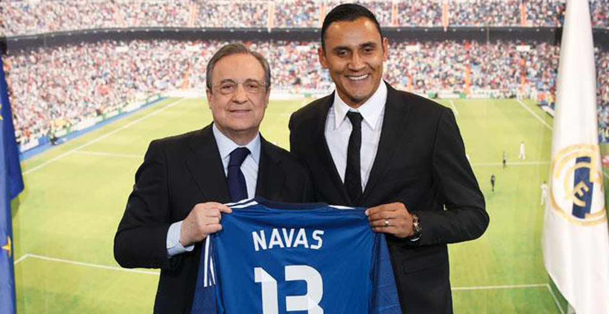 Real Madrid, Navas\'ı Tanıttı