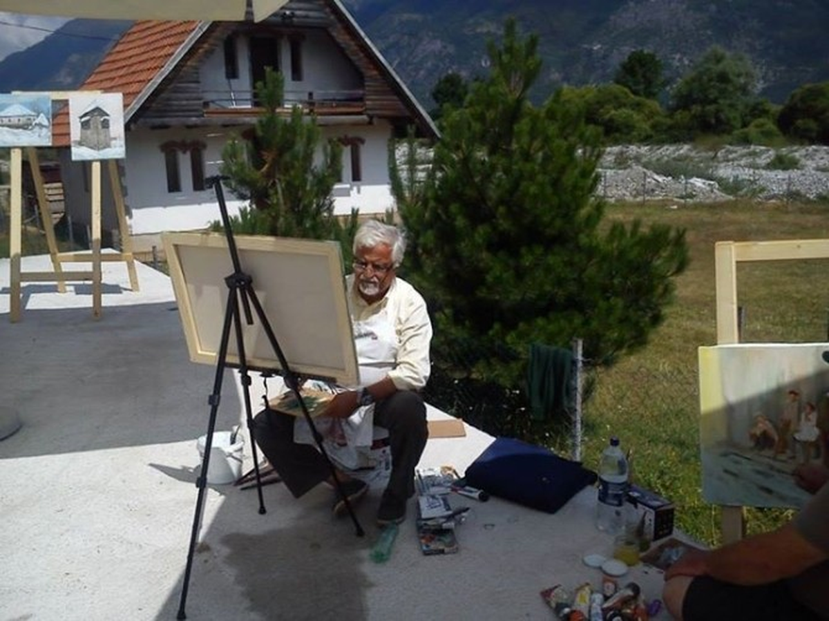 Ressam Akan, Uluslar Arası Sanat Festivaline Katıldı