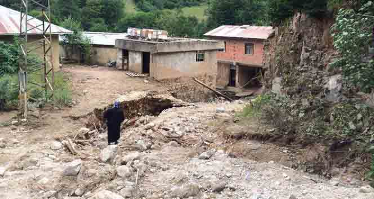 Rize\'de Şiddetli Yağış
