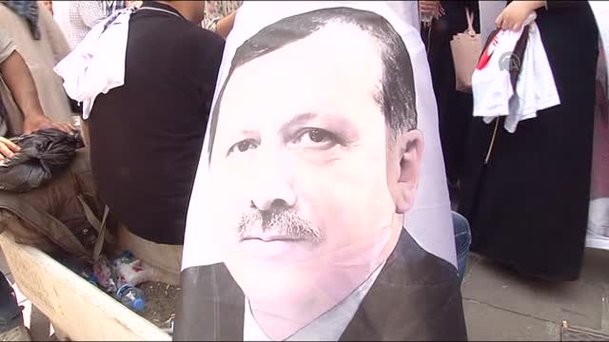 Başbakan Erdoğan\'a destek yürüyüşü -