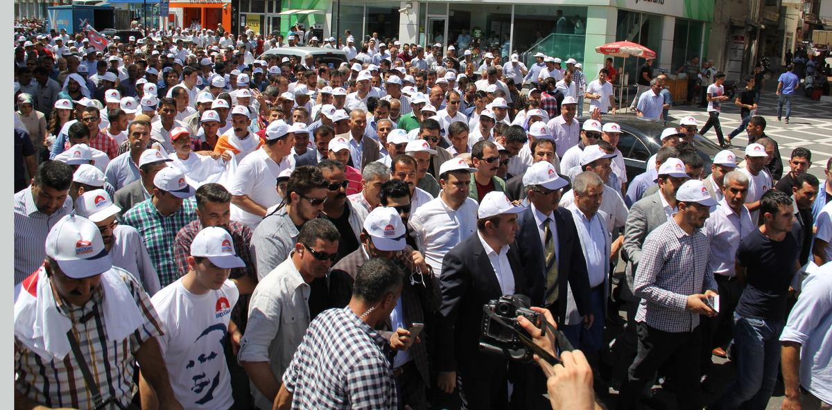Erdoğan\'ın seçim çalışmalarına destek amacıyla bağışta bulunuldu -