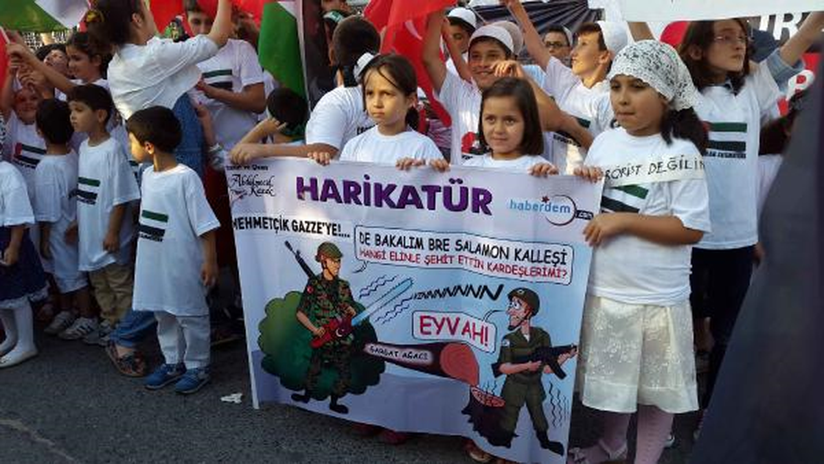 Gazze\'de Öldürülen Çocuklar İçin Eylem
