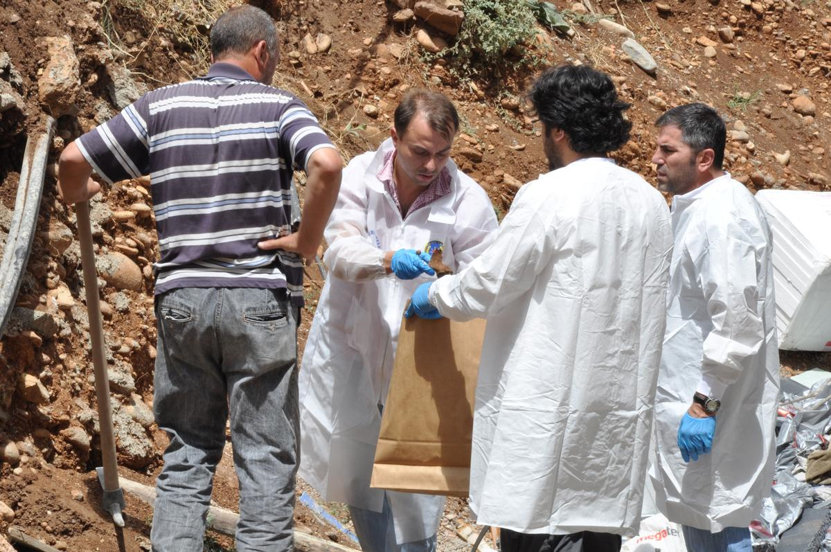 İnşaat Alanında İnsan Kemikleri Bulundu