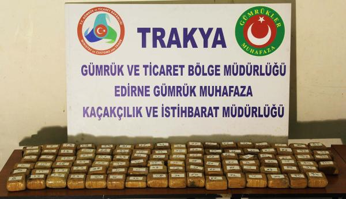 Kapıkule\'de 113 Kilo Eroin Ele Geçirildi