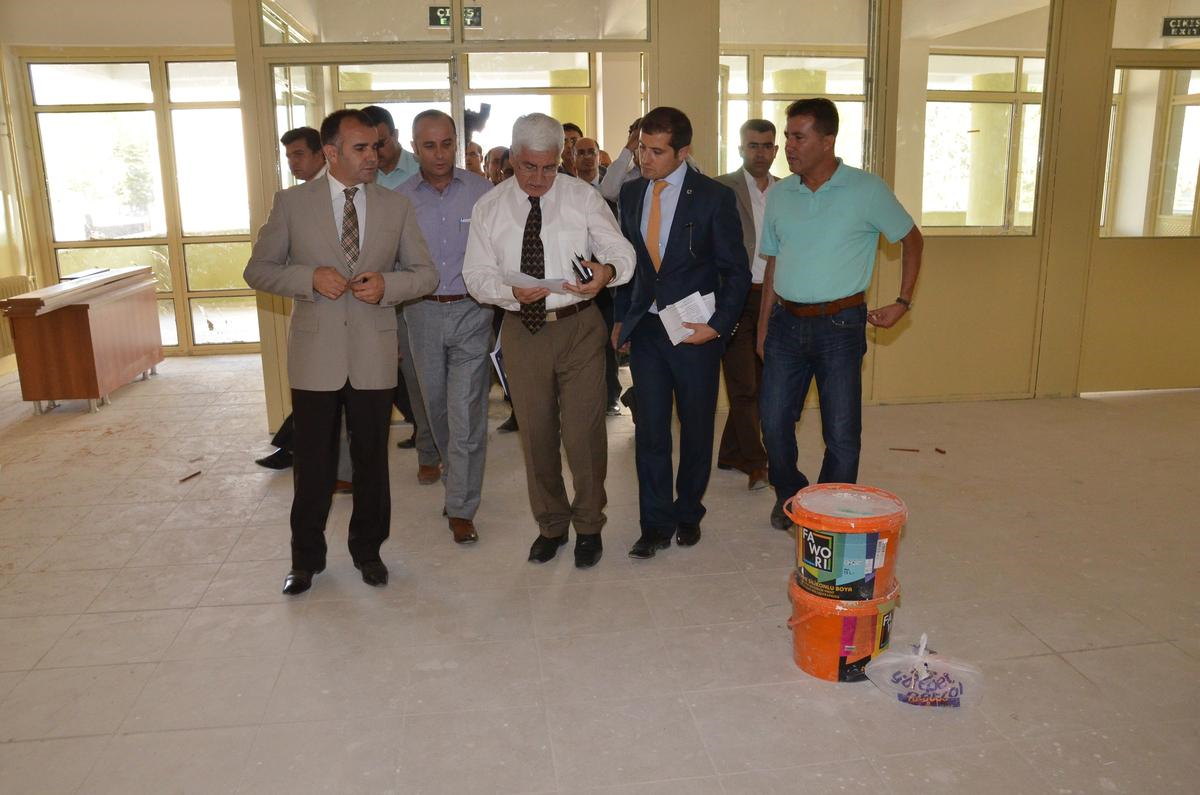 Karaman\'da Yapımı Devam Eden Okullar İncelendi