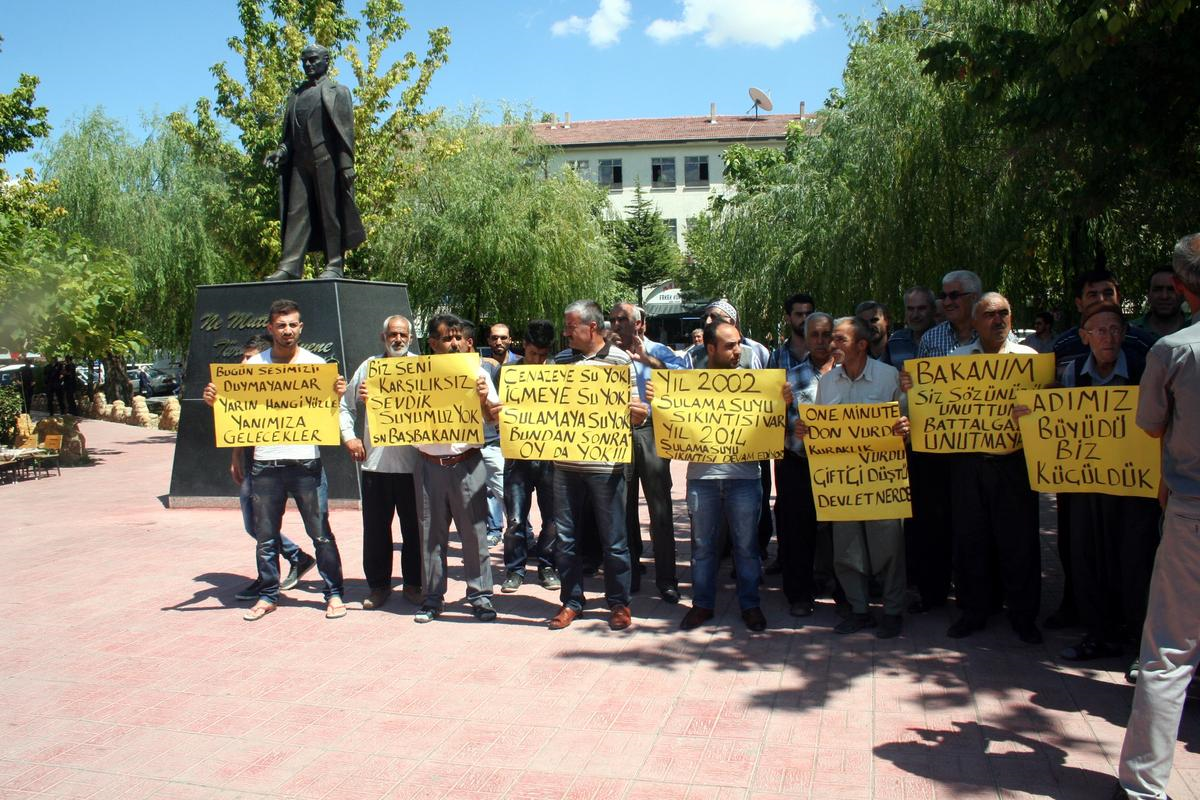 Malatya\'da "Su" Eylemi