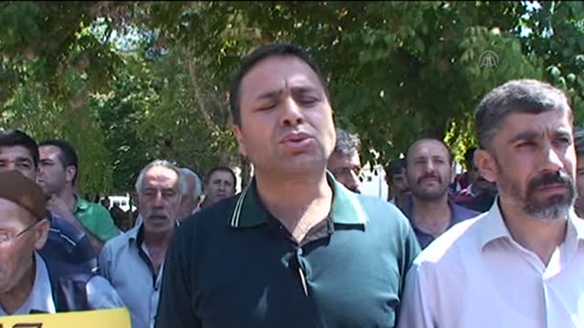 Malatya\'da "su" eylemi