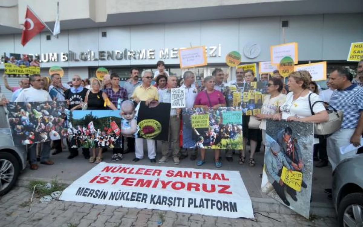Mersin\'de Çevrecilerden Nükleer Santral Protestosu