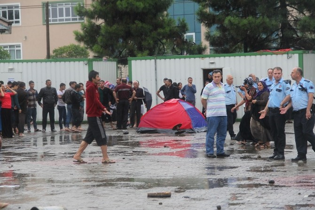 Mevsimlik Fındık İşçilerinin Çadır Yeri Kavgası