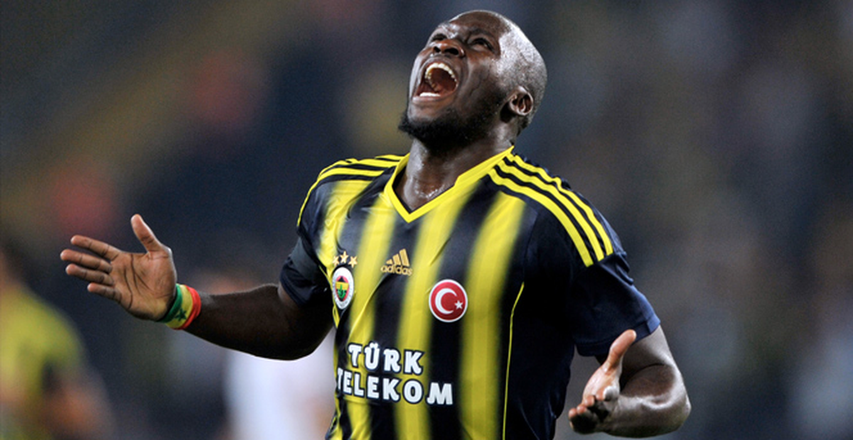Moussa Sow, Demba Ba'nın Golüne Sevindi