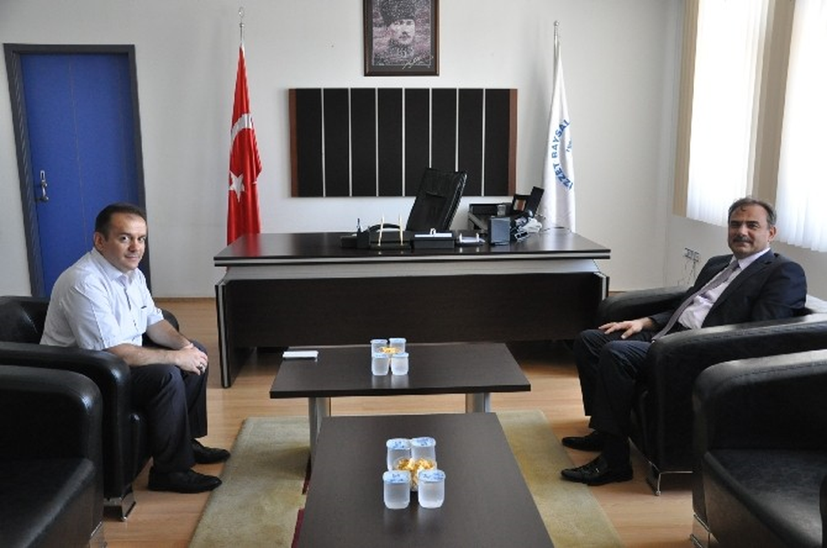 Rektör Coşkun\'dan Hastane Yöneticisine Ziyaret