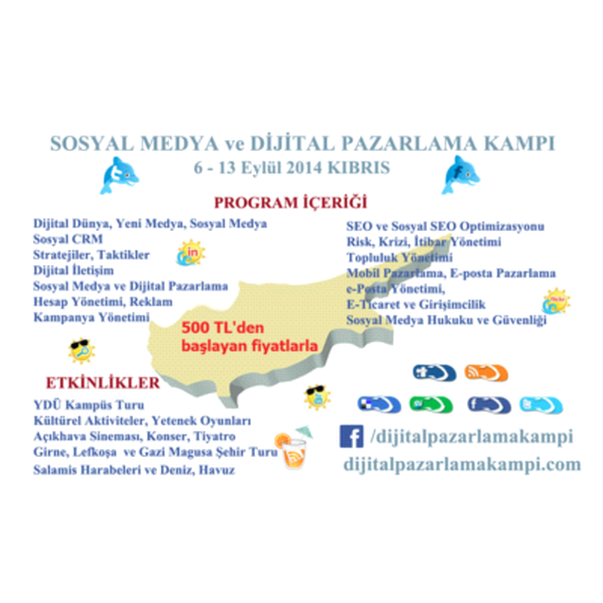 Sosyal Medya ve Dijital Pazarlama Kıbrıs Kampı "Sosyal Öğrenme" Temasıyla Yakın Doğu Üniversitesi...